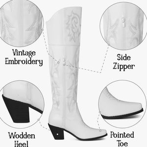Women's Knee-High CowGirls Boots